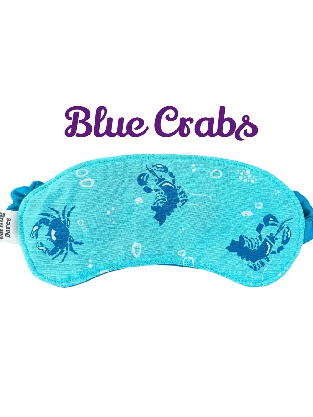 Blue Crab Theme Kids Sleep Mask